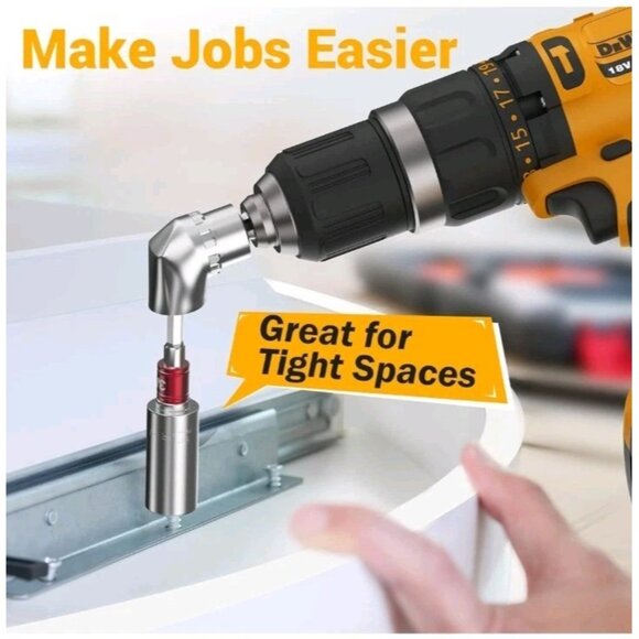 Socket Adapter Set Tools Impact Drill Adapter Extension Open Box - Picture 4 of 9